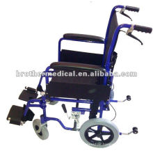 Foldable Backrest Aluminum Transit Wheelchair